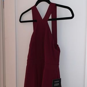 Maroon High Neck Dress!